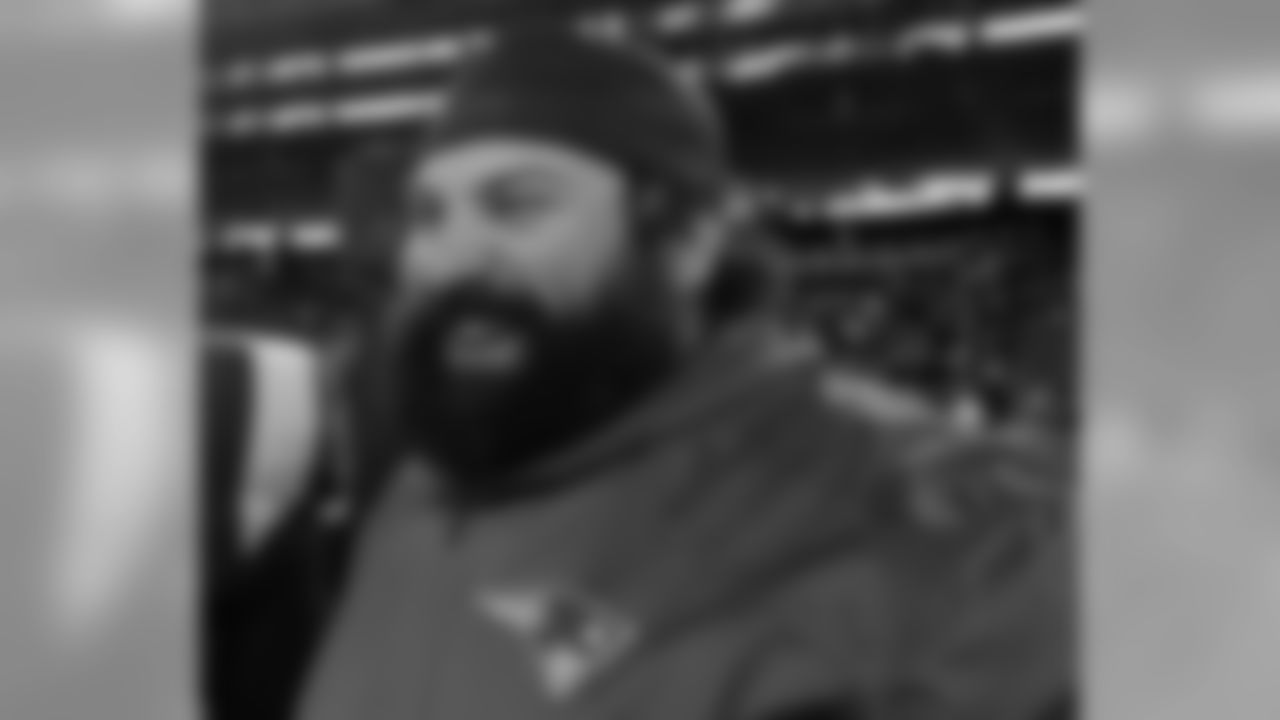 New England Patriots defensive coordinator Matt Patricia leaves the field after an NFL divisional playoff football game against the Tennessee Titans, Saturday, Jan. 13, 2018, in Foxborough, Mass. (AP Photo/Steven Senne)