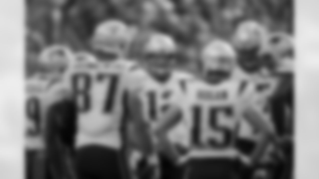 New England Patriots quarterback Tom Brady (12) in the huddle during the first half of an NFL football game against the Cleveland Browns Sunday, Oct. 9, 2016, in Cleveland. (AP Photo/Ron Schwane)