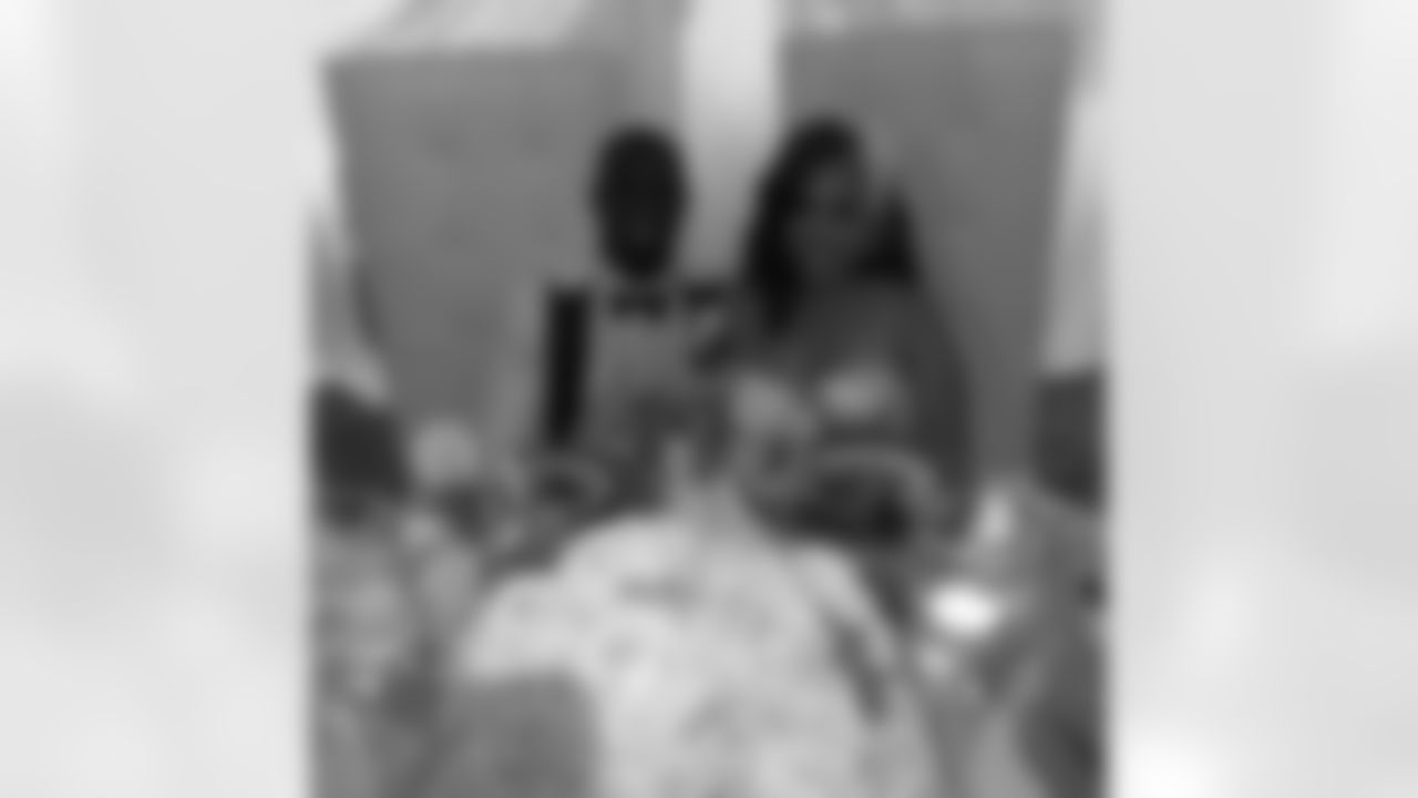 Devin McCourty – Instagram (@mccourtytwins): The Harmons...what a night last night celebrating @dharm30 and@j_adorechrisss wedding...another one bites the dust #happilyeverharmons -Dmac