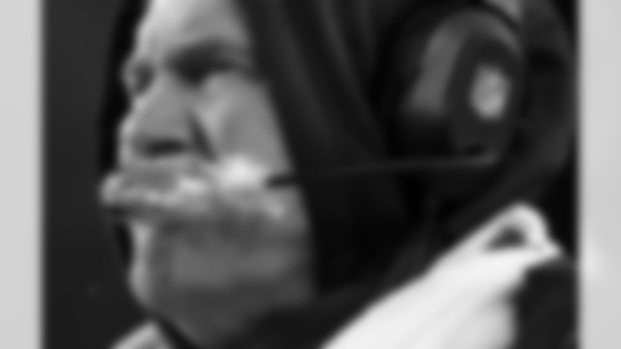 New England Patriots head coach Bill Belichick watches the action on the field during the first half of an AFC divisional NFL playoff football game against the Indianapolis Colts in Foxborough, Mass., Saturday, Jan. 11, 2014. (AP Photo/Michael Dwyer)