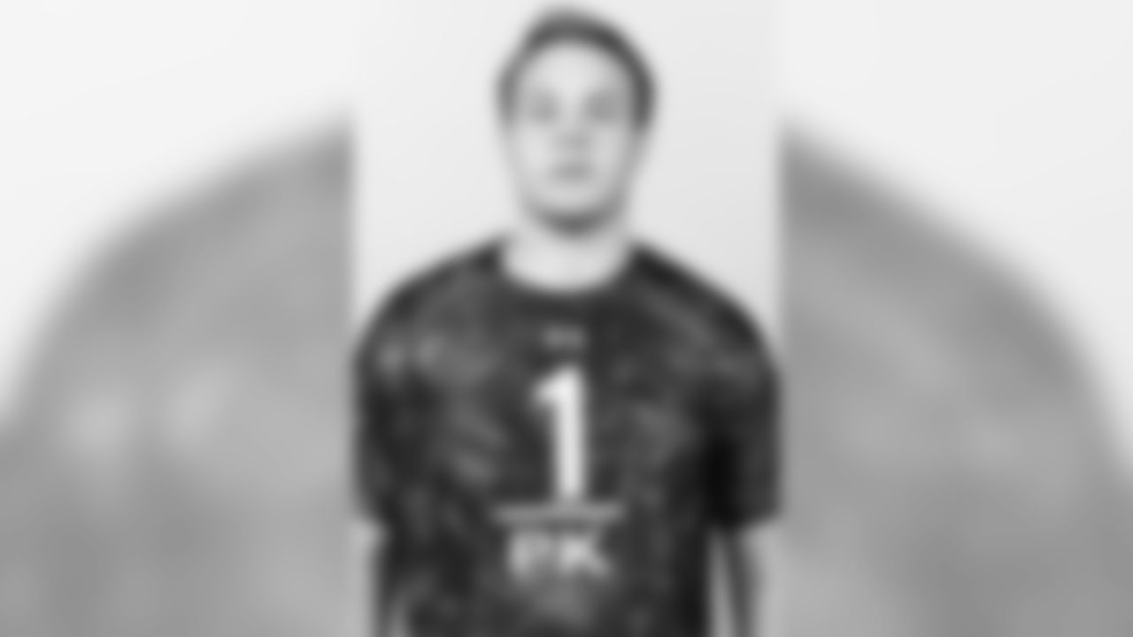 Louisiana Tech place kicker Ryan Allen poses for a headshot during the 2013 NFL Scouting Combine at Lucas Oil Stadium on Feb. 21 in Indianapolis, Ind. (AP Photo/Ben Liebenberg)