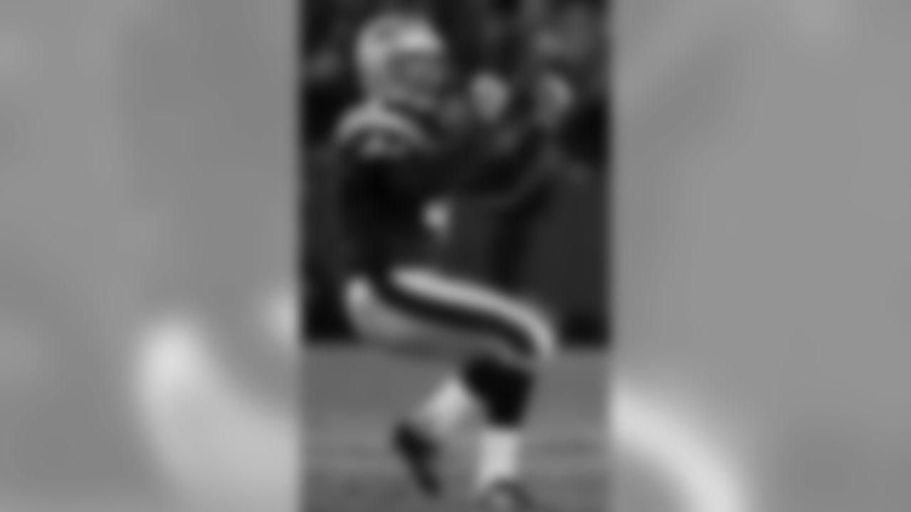 Patriots WR Troy Brown caught 12 passes for 119 yards and a touchdown and Adam Vinatieri drilled two field goals, including a 53-yarder, in New England's 30-24 victory on Dec. 4, 2000. It was the first time the teams met on Monday Night Football.