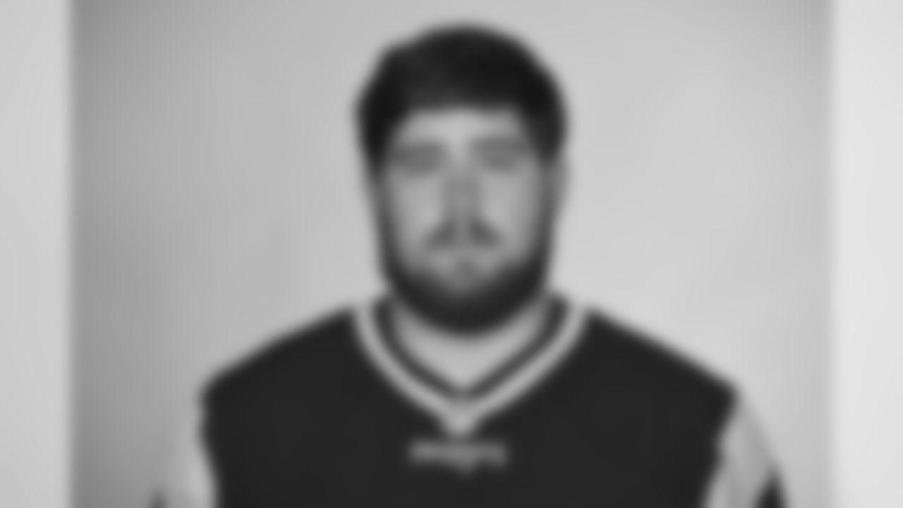This is a 2016 photo of David Andrews of the New England Patriots NFL football team. This image reflects the New England Patriots active roster as of May 25, 2016 when this image was taken. (AP Photo)