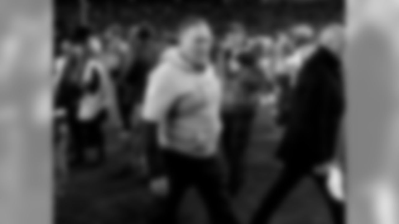New England Patriots head coach Bill Belichick leaves the field after an NFL football game against the Denver Broncos, Sunday, Nov. 12, 2017, in Denver. The Patriots won 41-16. (AP Photo/David Zalubowski)