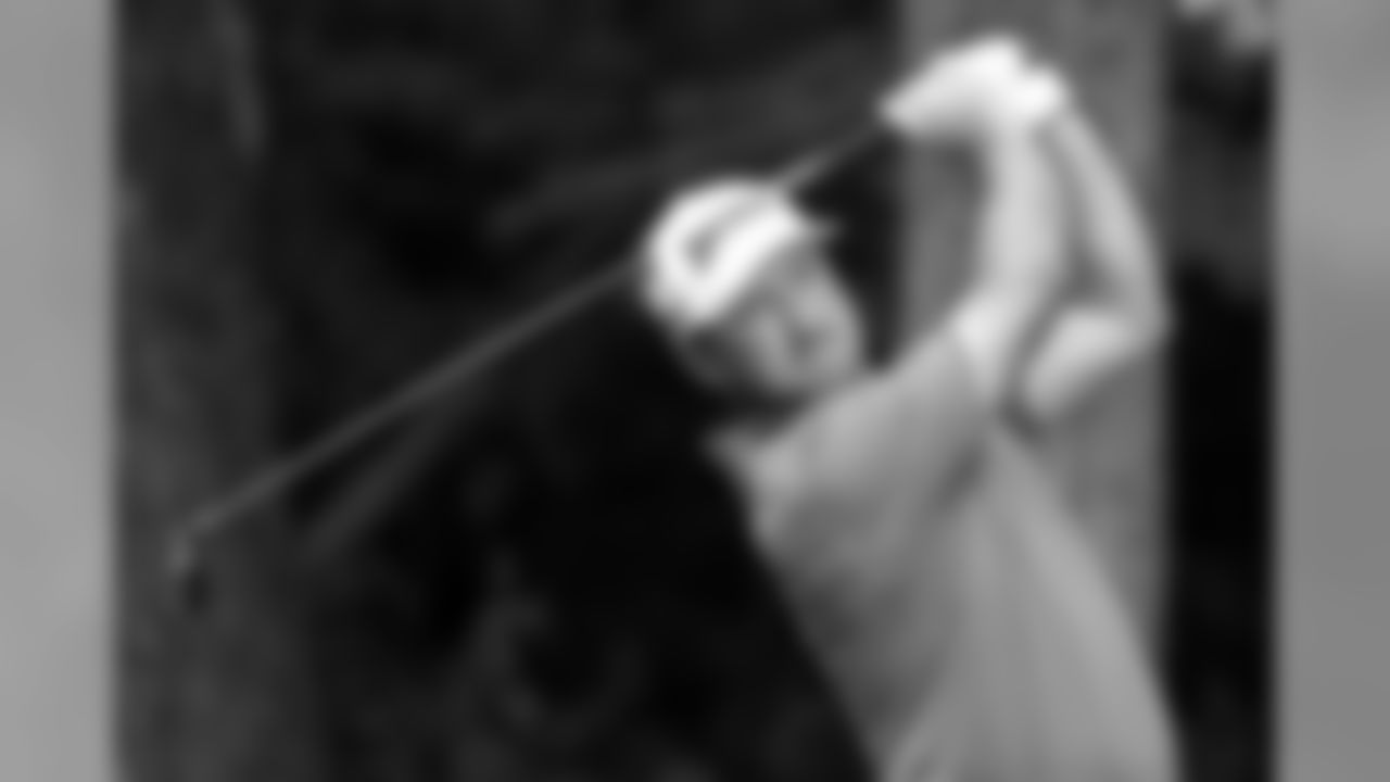 Graeme McDowell watches his tee shot on the second hole during the final round of the Wyndham Championship golf tournament in Greensboro, N.C., Sunday, Aug. 21, 2016. (AP Photo/Chuck Burton)