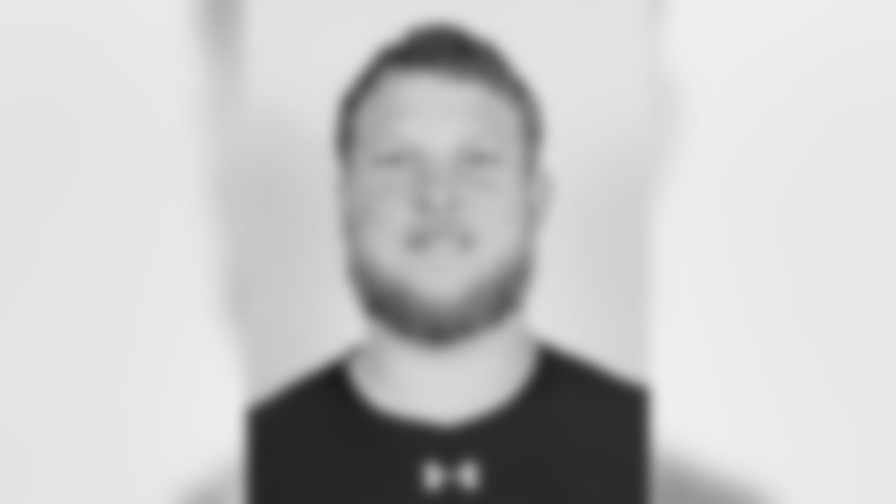UCLA offensive tackle Conor Mcdermott poses for a headshot during the 2017 NFL Scouting Combine at Lucas Oil Stadium on Wednesday, March 1, 2017 in Indianapolis. (Ben Liebenberg via AP)