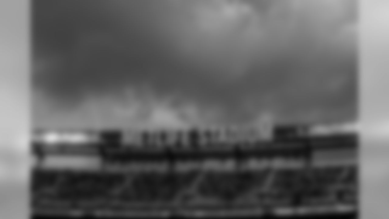 Clouds pass over MetLife Stadium before an NFL football game between the New York Jets and the New England Patriots, Sunday, Nov. 27, 2016, in East Rutherford, N.J. (AP Photo/Julio Cortez)