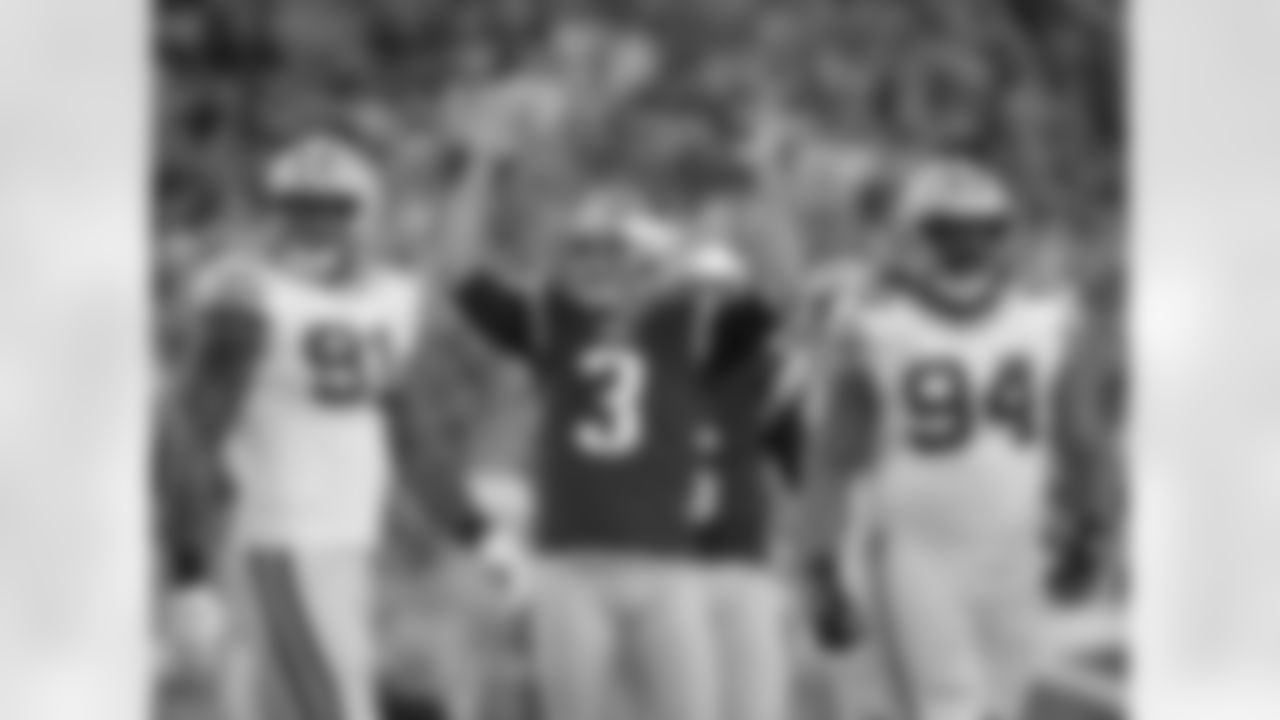 Kicker Stephen Gostkowski celebrates after a 56-yard field goal during the Patriots preseason game against the Green Bay Packers at Gillette Stadium on Thursday, August 13, 2015.