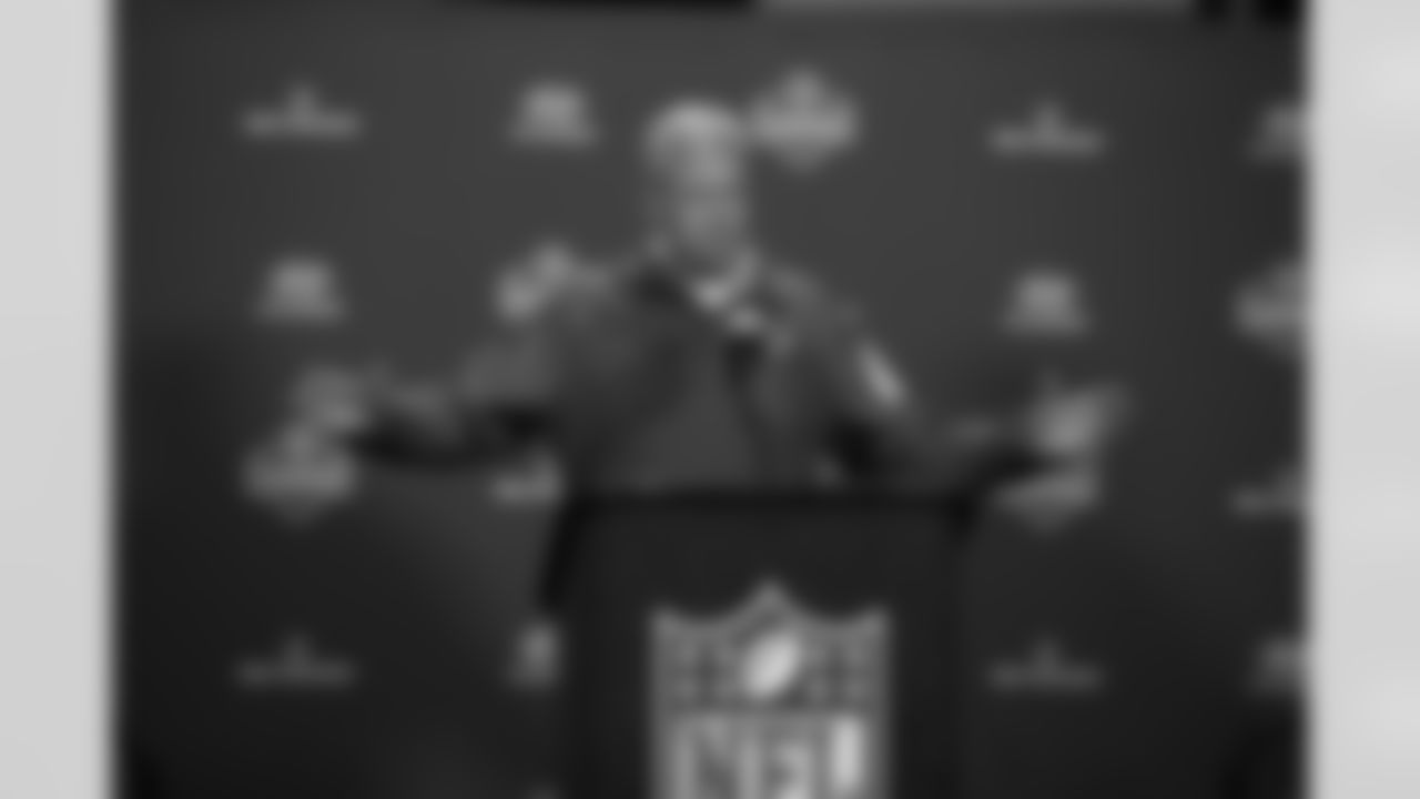 Buffalo Bills head coach Rex Ryan speaks during a press conference at the NFL football scouting combine in Indianapolis, Wednesday, Feb. 24, 2016. (AP Photo/Michael Conroy)