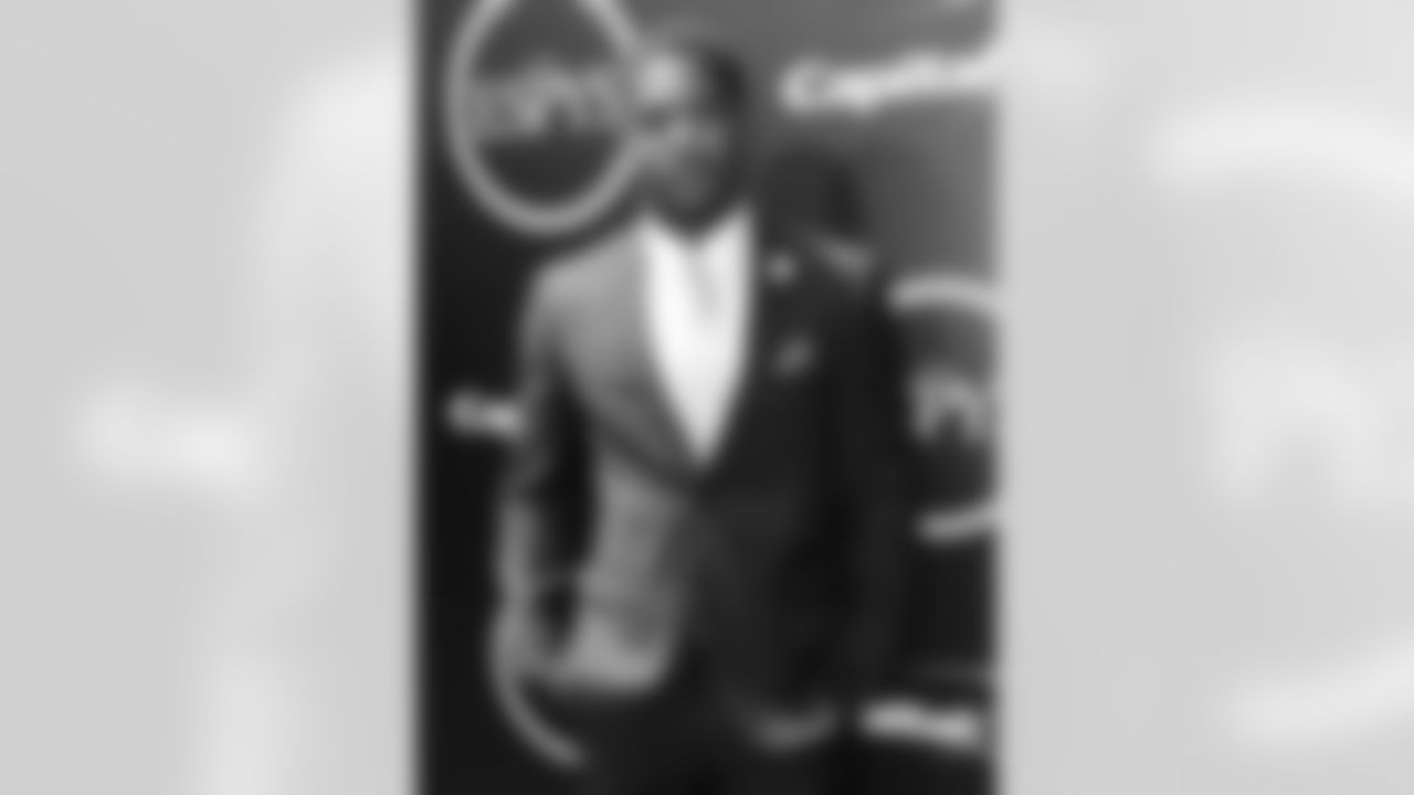 NFL player Malcolm Butler, of the New England Patriots, arrives at the ESPY Awards at the Microsoft Theater on Wednesday, July 15, 2015, in Los Angeles.