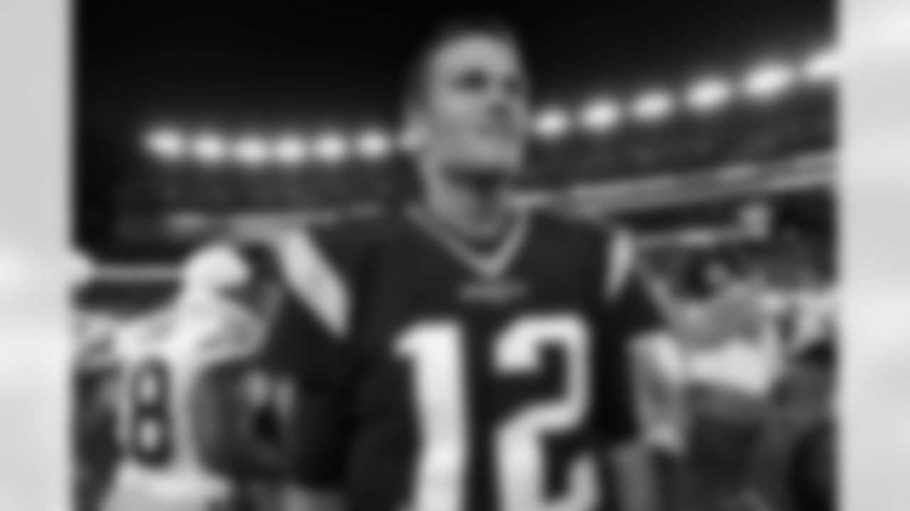 Quarterback Tom Brady after the Patriots preseason game against the Green Bay Packers at Gillette Stadium on Thursday, August 13, 2015.