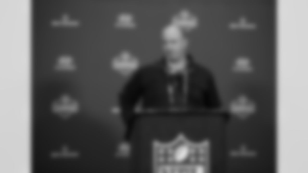 Houston Texans head coach Bill O'Brien responds to a question during a news conference at the NFL football scouting combine Thursday, Feb. 25, 2016, in Indianapolis. (AP Photo/Darron Cummings)