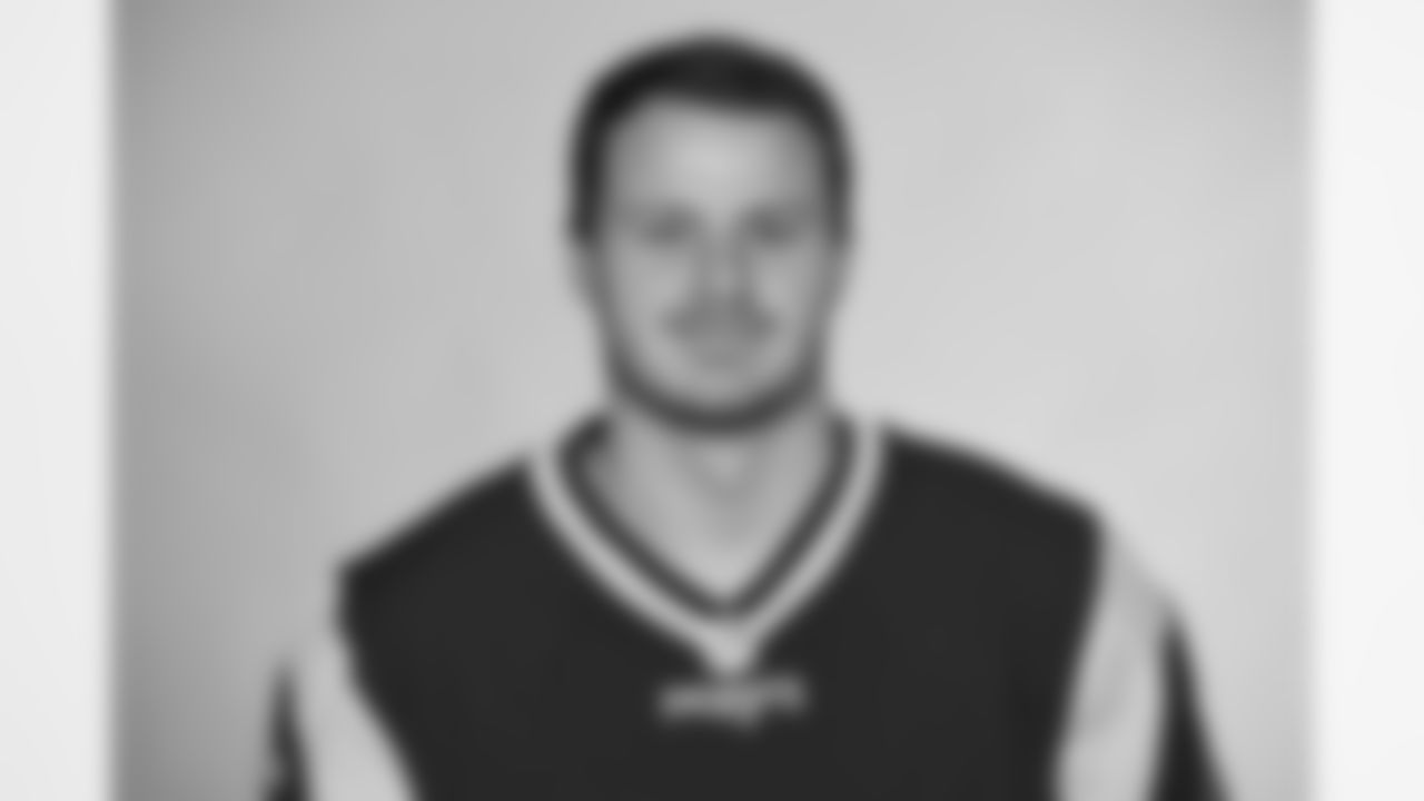This is a 2016 photo of A.J. Derby of the New England Patriots NFL football team. This image reflects the New England Patriots active roster as of May 25, 2016 when this image was taken. (AP Photo)