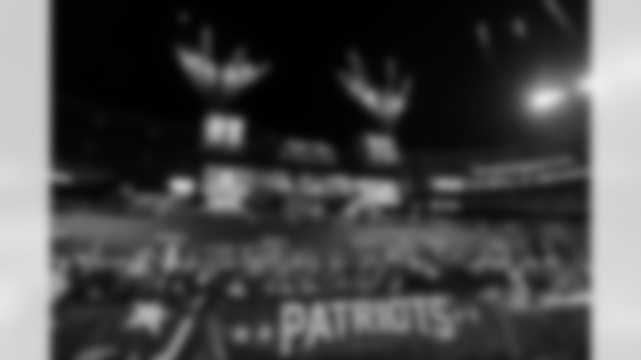 Fireworks light the sky before an NFL football game between the New England Patriots and the Buffalo Bills, Monday, Nov. 23, 2015, in Foxborough, Mass. (AP Photo/Charles Krupa)
