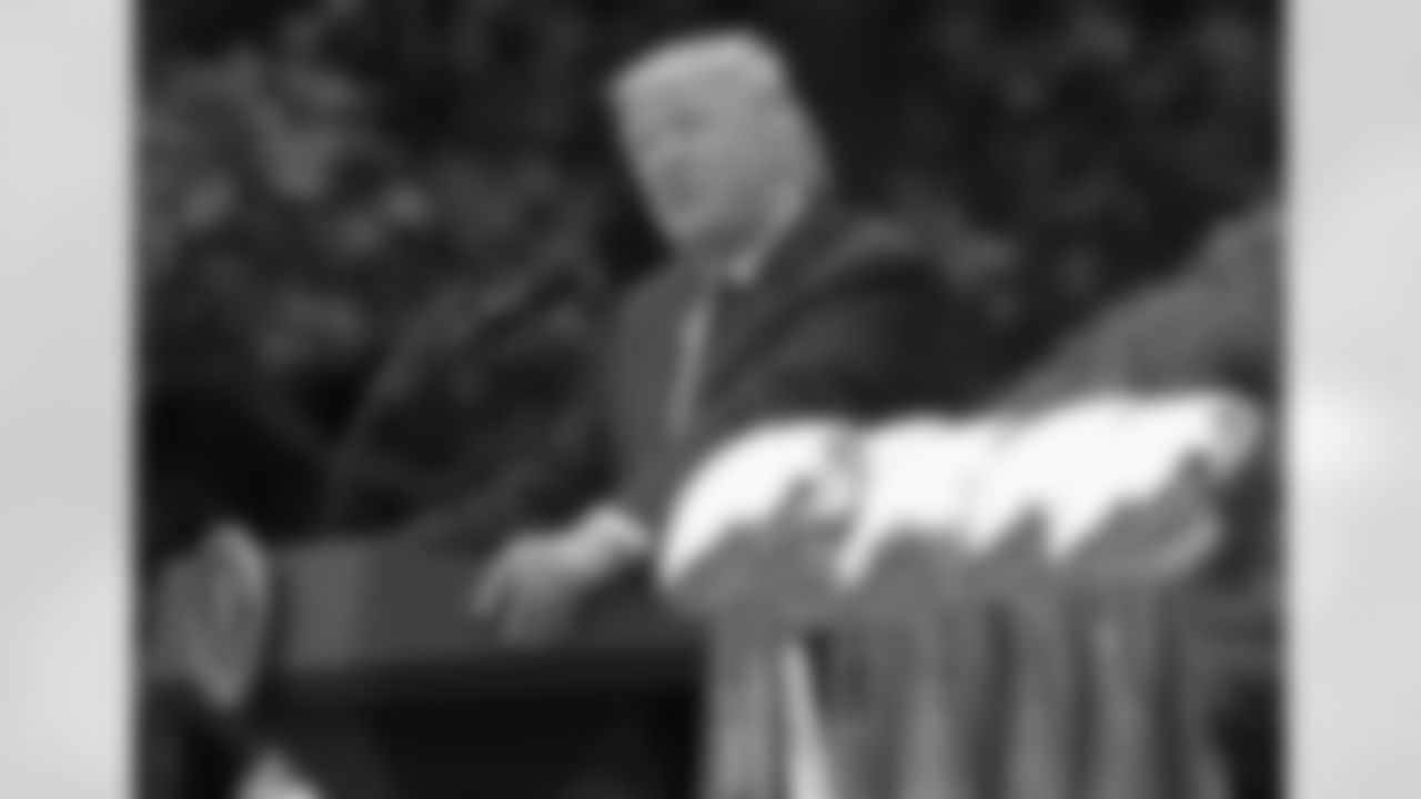 President Donald Trump speaks in the South Lawn of the White House in Washington, Wednesday, April 19, 2017, during a cerwmony where he honored the Super Bowl Champion New England Patriots for their Super Bowl LI victory.. (AP Photo/Susan Walsh)