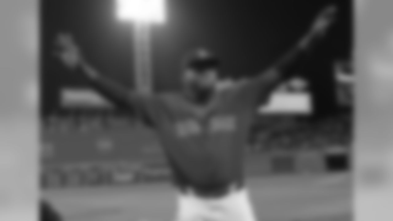 FILE - In this Sept. 30, 2016, file photo, Boston Red Sox's David Ortiz waves to fans as he is honored before the Red Sox's baseball game against the Toronto Blue Jays at Fenway Park in Boston. Rather than a World Series coronation, David Ortiz got an early exit. His illustrious career came to a sudden conclusion when Boston was swept by Cleveland in their AL Division Series. (AP Photo/Elise Amendola)