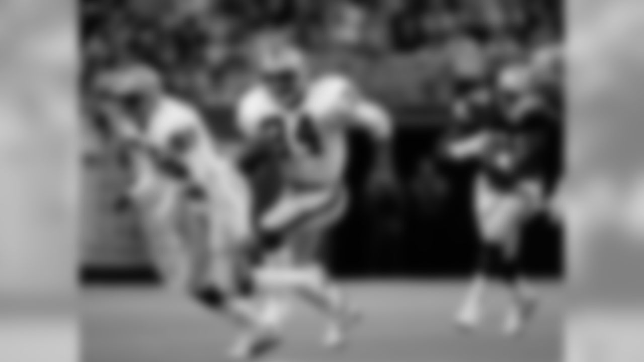 1987 - Raiders 37, Seahawks 14 - MNF
Running back Bo Jackson famously trucked linebacker Brian Bosworth at the goal line, and racked up 221 yards on the ground in a 37-14 Raiders win over the Seahawks at the Seattle Kingdome on Monday Night Football in 1987. (AP Photo)
