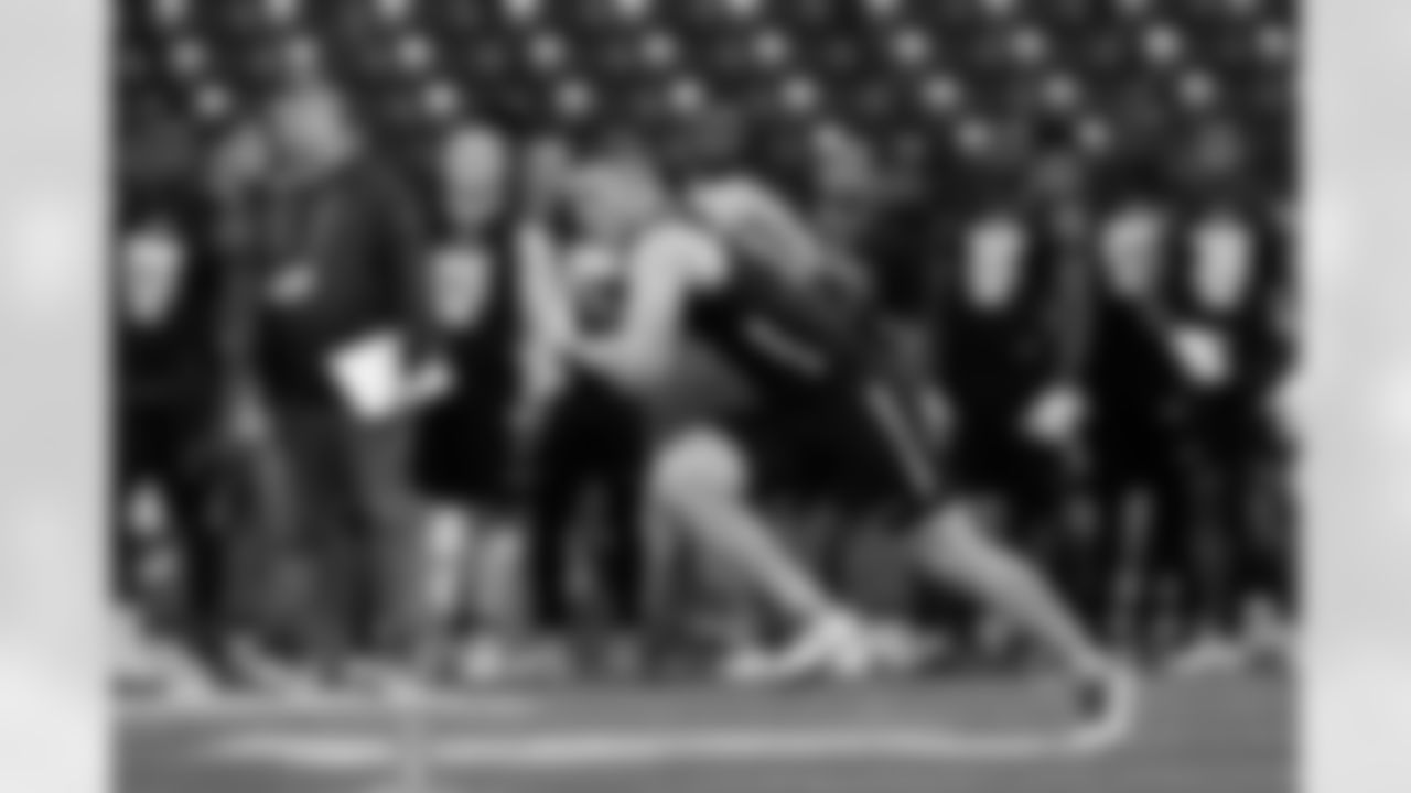 Christian McCaffrey of Stanford at the 2017 NFL Combine