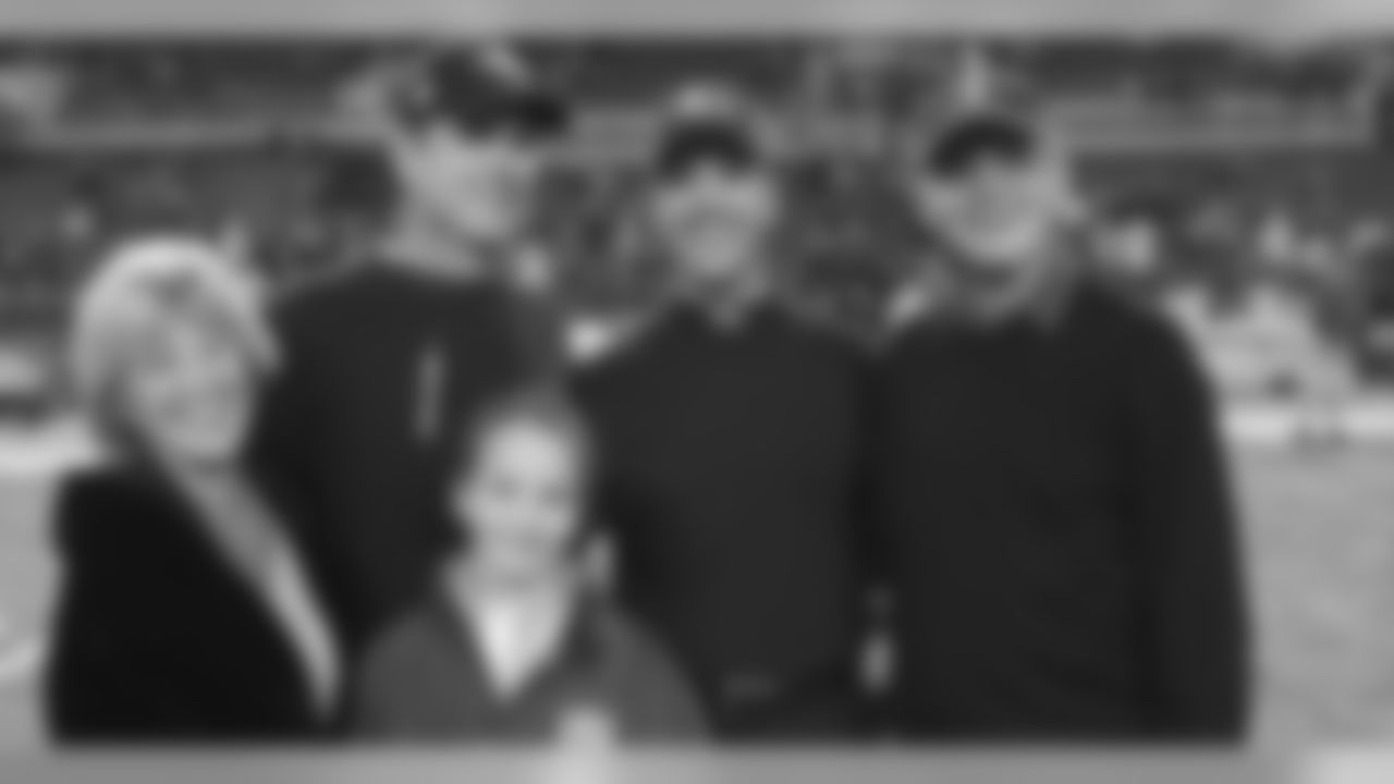 Jackie, Jim, Allison, John and Jack Harbaugh