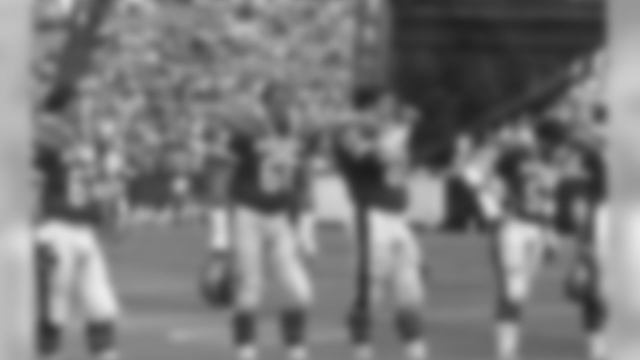 Joe Jacoby (66) during the pregame festivities of the 1987 Pro Bowl in Honolulu, Hawaii.