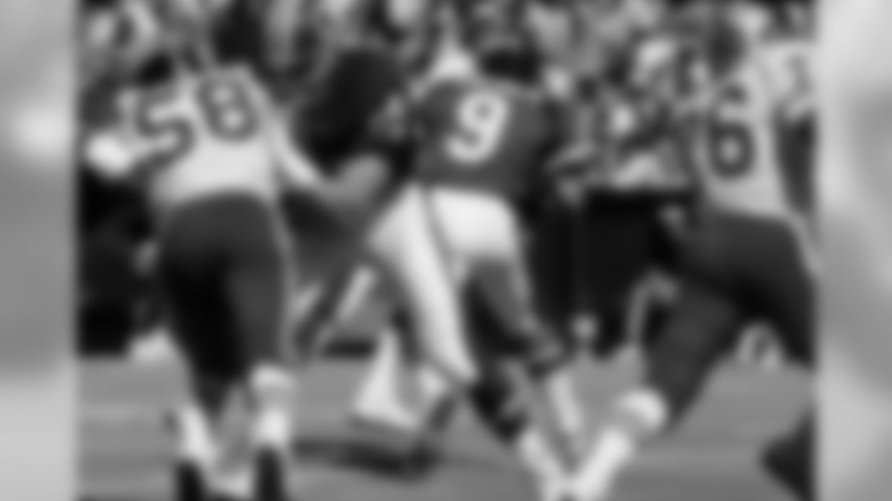Joe Jacoby (66) represents the Redskins during the NFC's 10-6 loss to the AFC in the 1987 NFL Pro Bowl played on February 1, 1987 at Aloha Stadium in Honolulu, Hawaii.