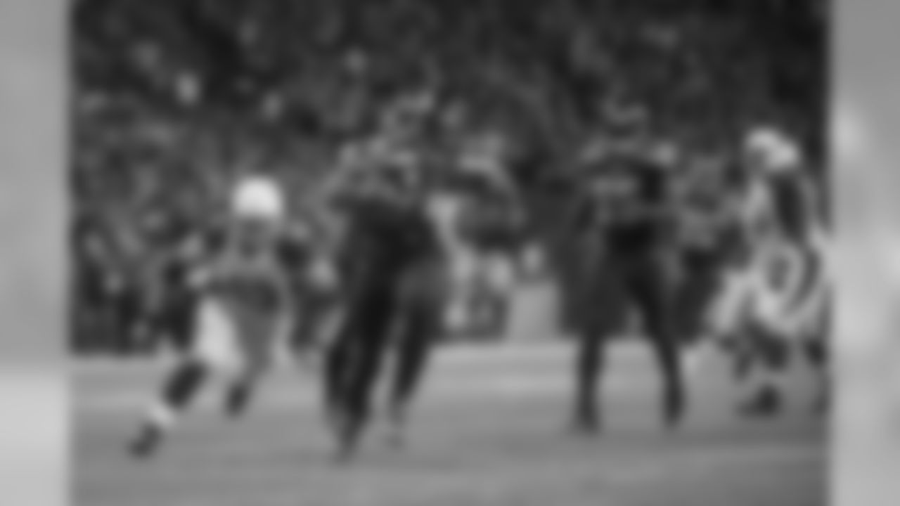 Seattle's Bobby Wagner recovered the fumble by Palmer and raced to the end zone for a touchdown that gave the Seahawks their first lead of the game.
