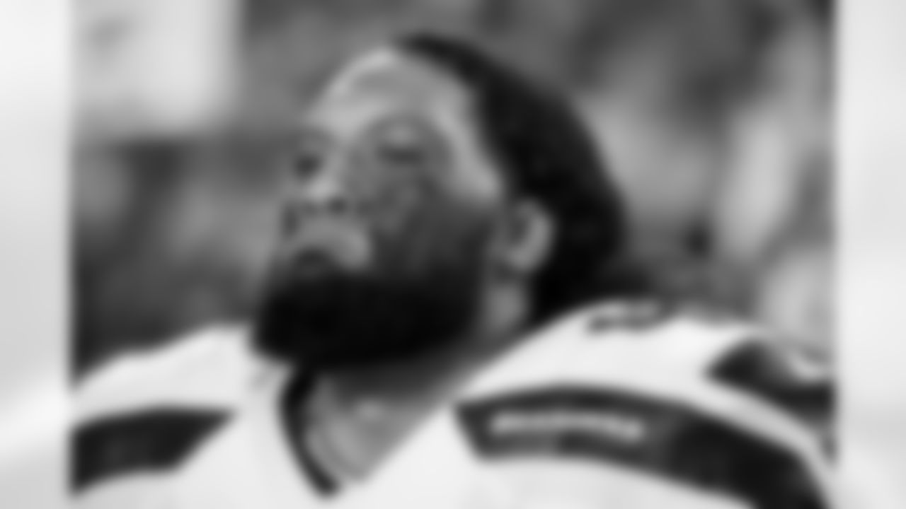 Fullback Will Tukuafu has his game face on as kickoff nears.