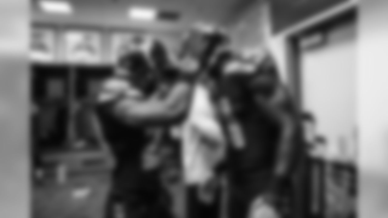 In the locker room, a familiar scene took place as free safety Earl Thomas and his running mate strong safety Kam Chancellor prepared to take the field for pregame warmups.