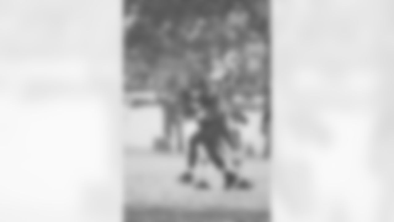 Josh Wilson silences the Jets after his first of two interceptions on the day.