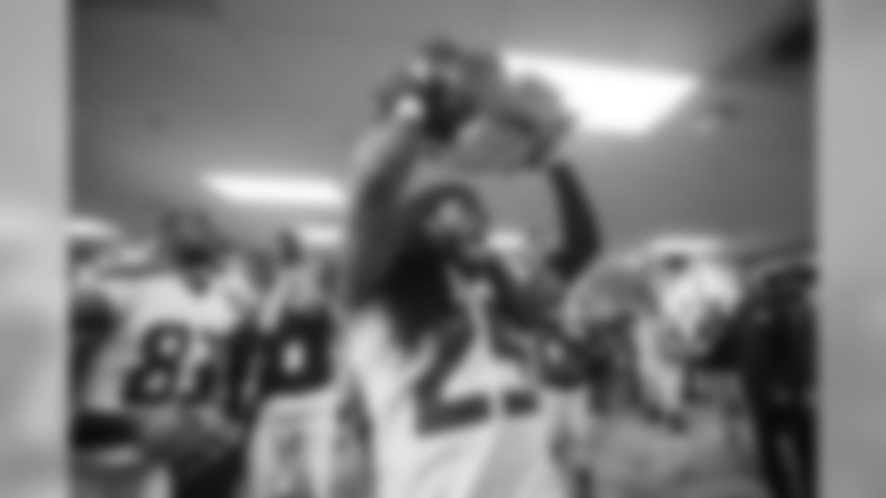 Cornerback Richard Sherman not only intercepted two passes, he also took the entire Madden turkey and brought it to the Seahawks locker room after the game to share with teammates.