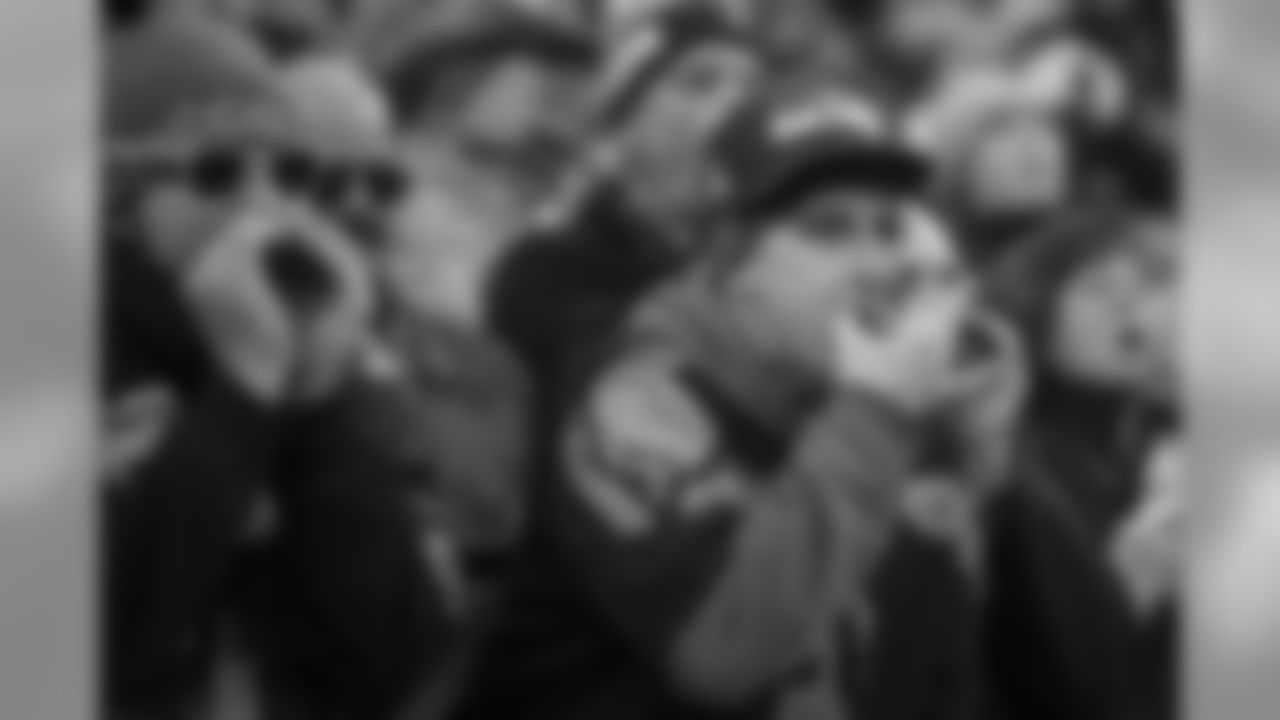Seahawks fans bring the noise from the south end zone in the fourth quarter.