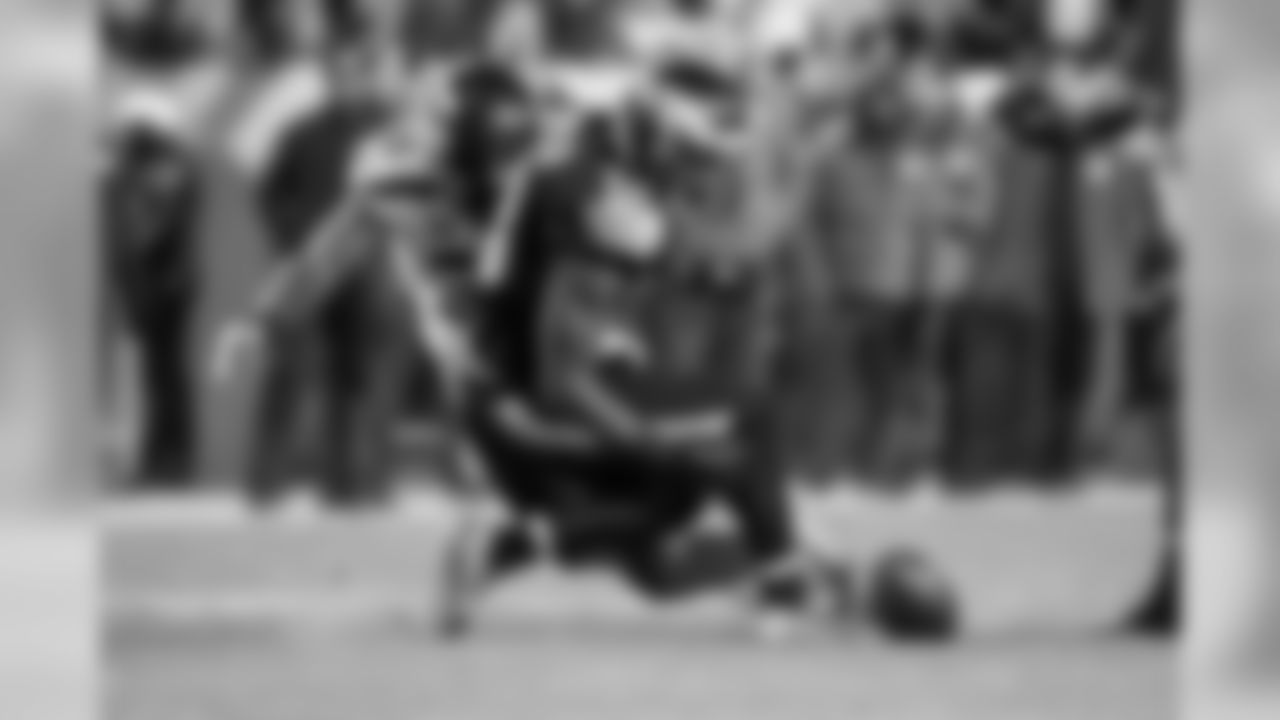 Kam Chancellor put the "strong" into strong safety as he used one arm to separate Eagles receiver Jeremy Maclin from a pass, causing it to fall incomplete.