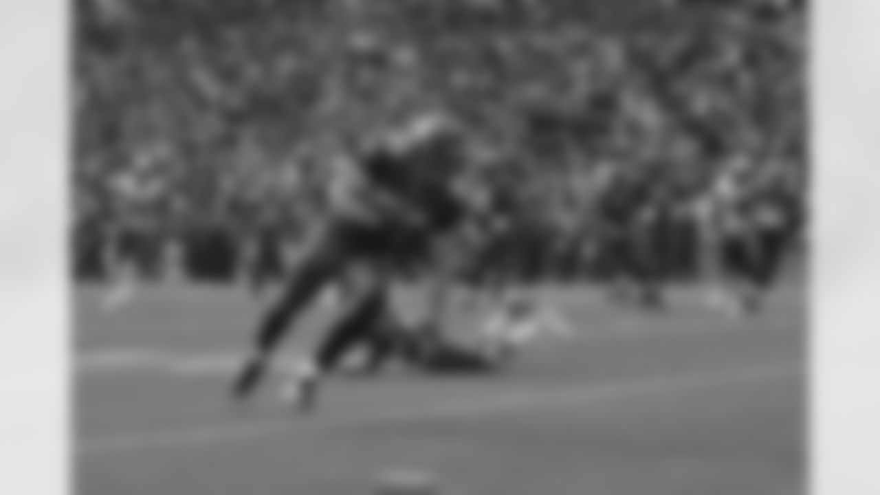 John Carlson rumbles towards the endzone.