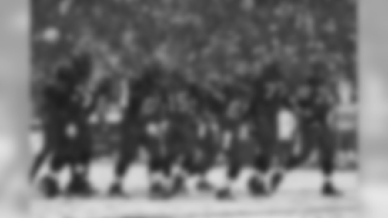 The reserve Offensive Linemen filled in admirably for the starters and protected Seneca Wallace all game.