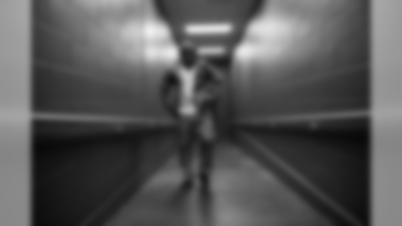 At exactly 3:00pm, running back Marshawn Lynch walked through the narrow hallway leading from the garage at CenturyLInk Field to the locker room.