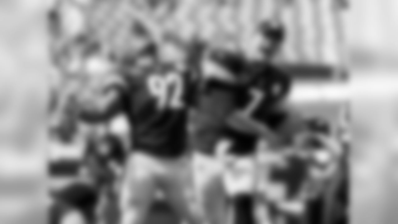 James Harrison and Ben Roethlisberger