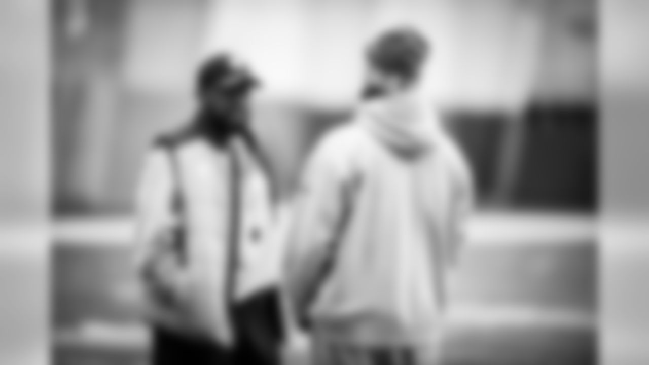 Head coach Mike Tomlin and Ben Roethlisberger