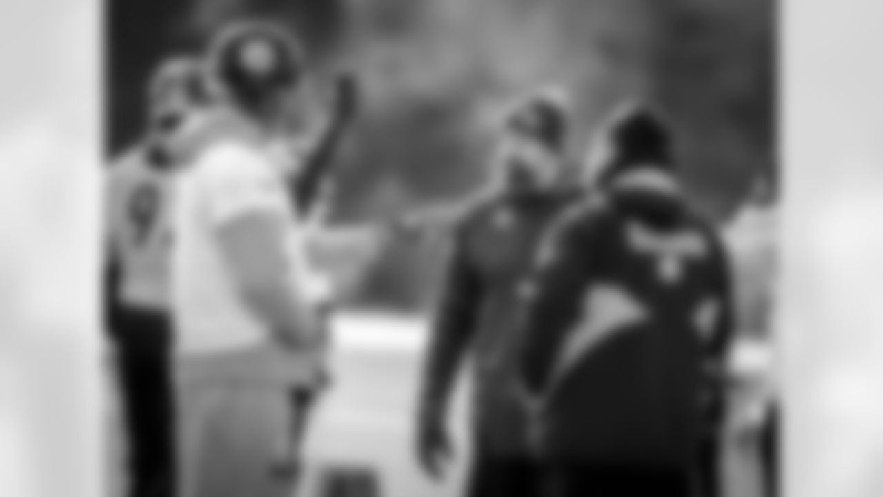 Ben Roethlisberger, Todd Haley and Randy Fichtner