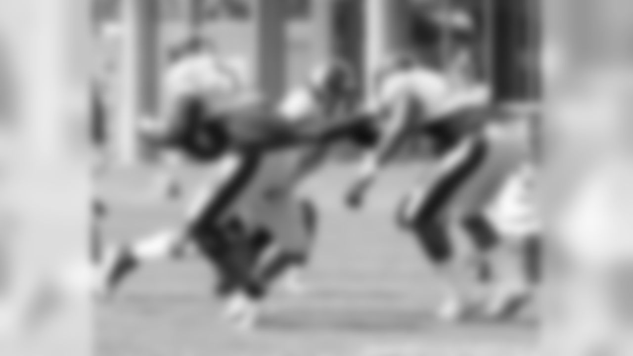 Caushaud Lyons, Cameron Heyward, and Johnny Maxey