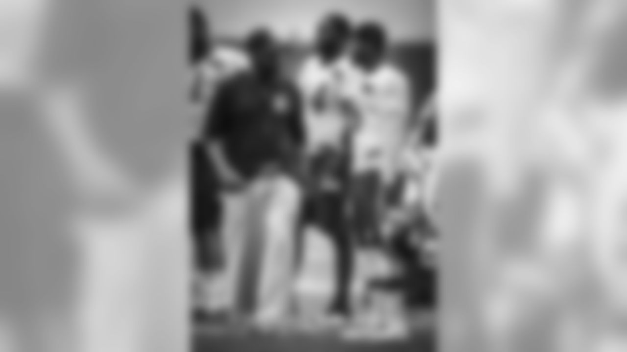 Coach Mike Tomlin and Le'Veon Bell