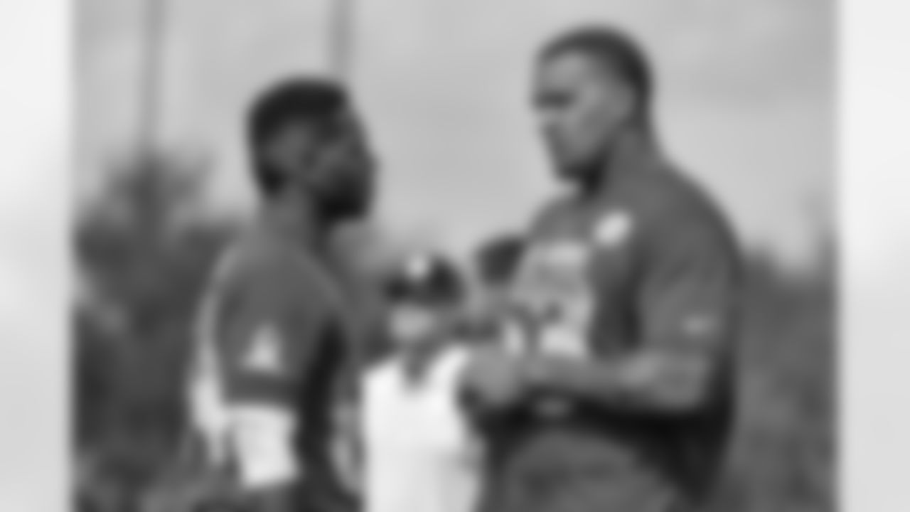 Antonio Brown and Maurkice Pouncey