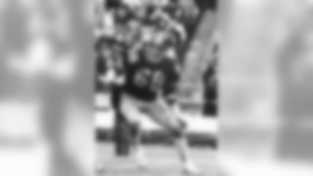 1969 L.C. Greenwood (Round 10): In 1971, his first year as a starter, Greenwood had five fumble recoveries. He led the Steelers in sacks for the first time in 1973 with 8.5 and followed that with a career-high 11 in 1974, both of which were 14-game seasons. In Super Bowl IX, Greenwood batted two of Fran Tarkentons passes, one of which was intercepted by Greene, and in Super Bowl X he sacked Roger Staubach four times. When his Steelers career ended before the start of the 1982 season, he was the franchise's all-time sack leader with 73.5. He was voted to six Pro Bowls and was named first-team All-Pro twice. Four Super Bowl rings.
