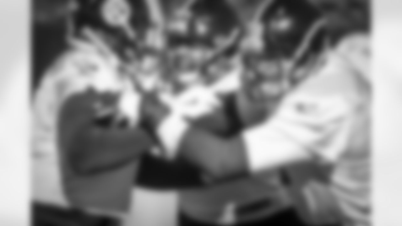 Keavon Milton, Ramon Foster, and Alejandro Villanueva