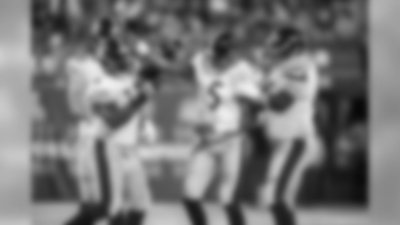 Joshua Dobbs, Chris Hubbard and B.J. Finney