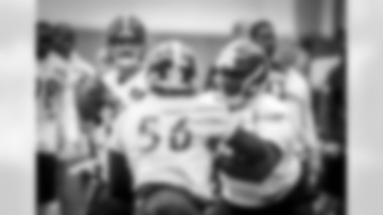 Landry Jones, Anthony Chickillo and Chris Hubbard