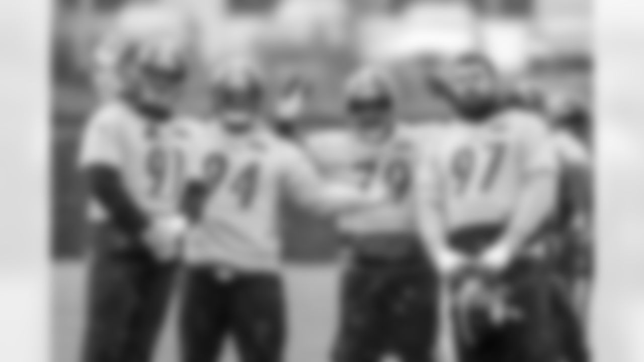 Stephon Tuitt, Tyson Alualu, Javon Hargrave, and Cameron Heyward