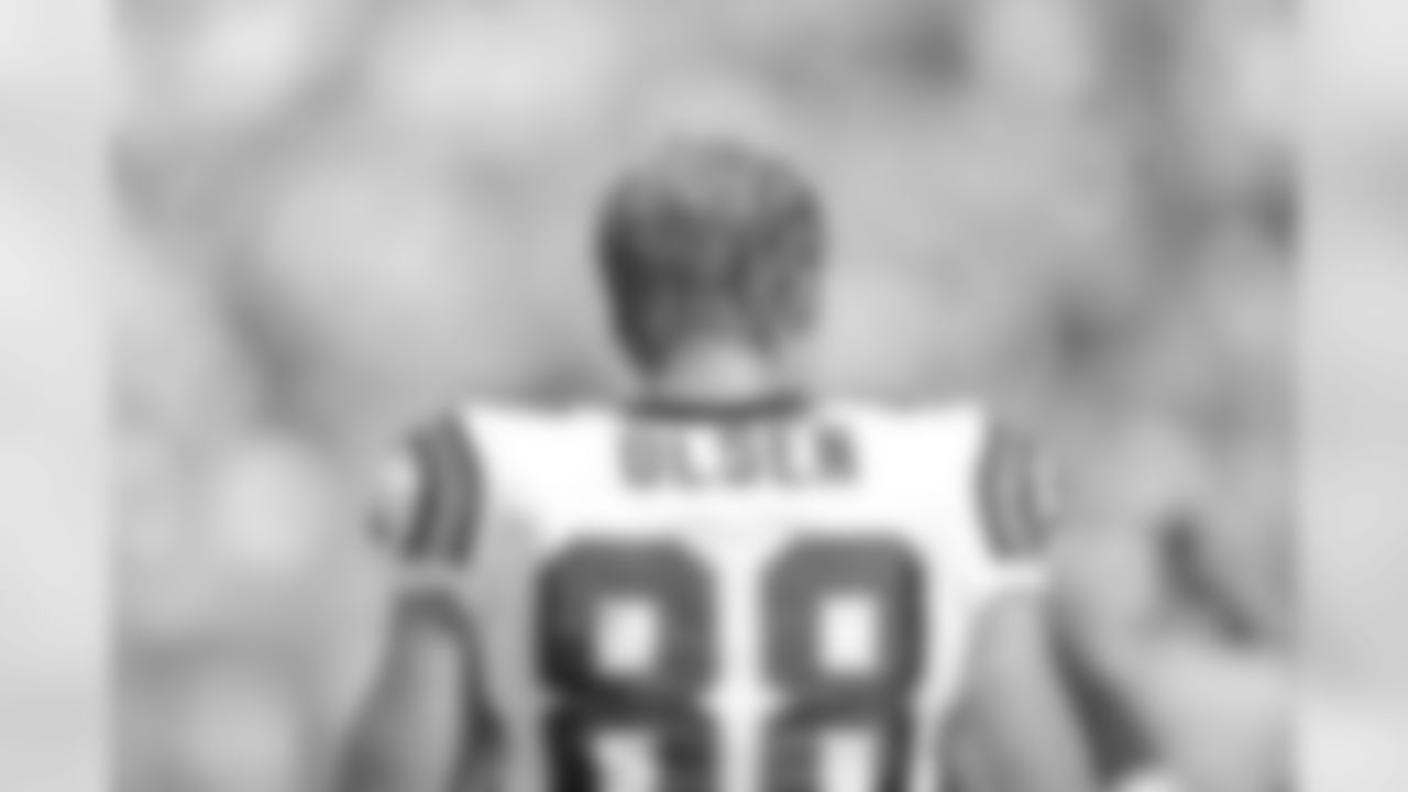 Olsen remains as one of the top tight end targets in the NFL. He leads all players at the position with 195 receiving yards and is tied for first in receptions (12).