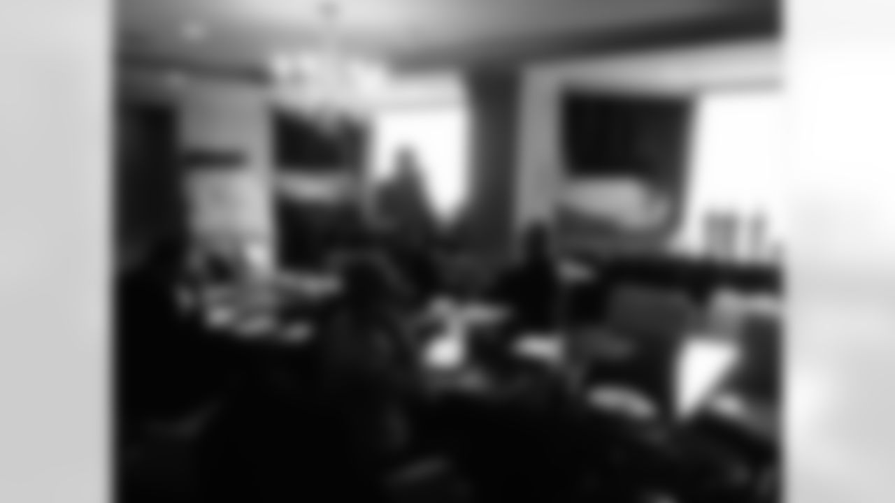 A look inside the Vikings' war room during the NFL Owner's Meetings...