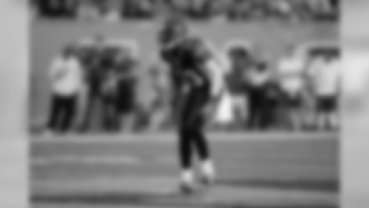 Cincinnati Bengals safety George Iloka (43) runs back in pass coverage during a week 9 NFL football game against the Cleveland Browns on Thursday, November 5, 2015 in Cincinnati, Ohio. The Bengals defeated the Browns 31-10. (Scott Boehm via AP)