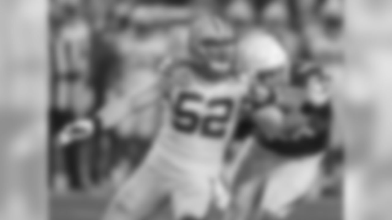 The 6-foot-3, 255-pound linebacker has 11.0 career sacks against the Vikings.